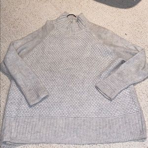 light grey turtleneck